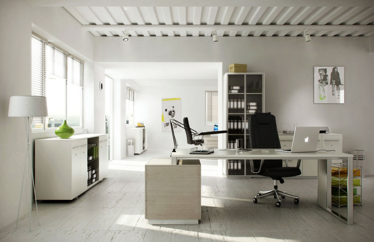 white-home-office-fenghshui-tips